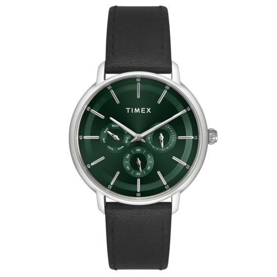 TIMEX ANALOG GREEN DIAL MEN'S WATCH - TWEG22000