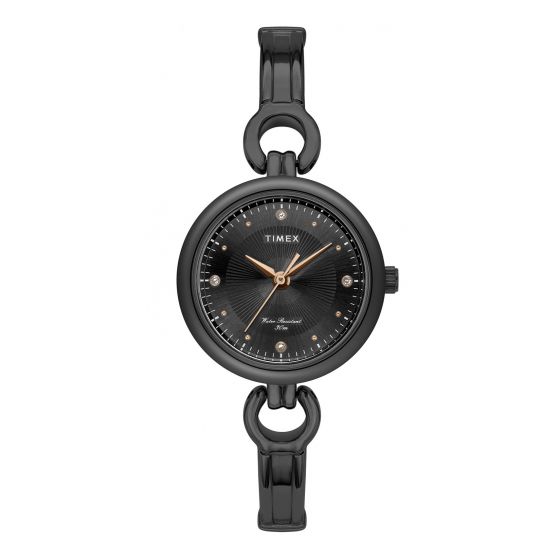 TIMEX ANALOG BLACK DIAL WOMEN'S WATCH-TWEL11426