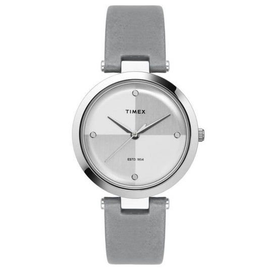 TIMEX ANALOG SILVER DIAL WOMEN'S WATCH-TWEL11813