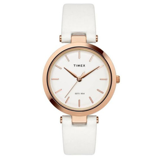 TIMEX ANALOG SILVER DIAL WOMEN'S WATCH-TWEL11816