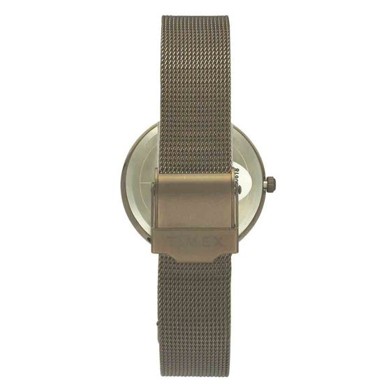 TIMEX PREMIUM FULL BROWN WATCH WITH MESH BRACELET-TWEL11825