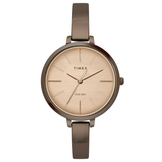 TIMEX ANALOG ROSE GOLD DIAL WOMEN'S WATCH-TWEL12813