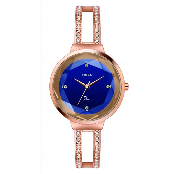 TIMEX ANALOG BLUE DIAL WOMEN'S WATCH-TWEL13404