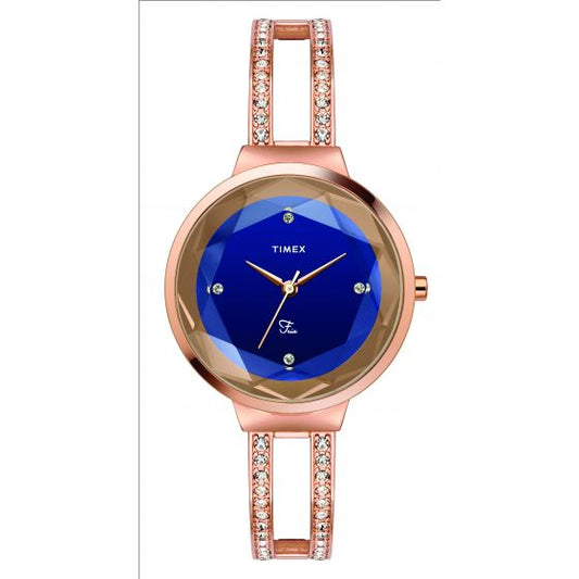 TIMEX ANALOG BLUE DIAL WOMEN'S WATCH-TWEL13404