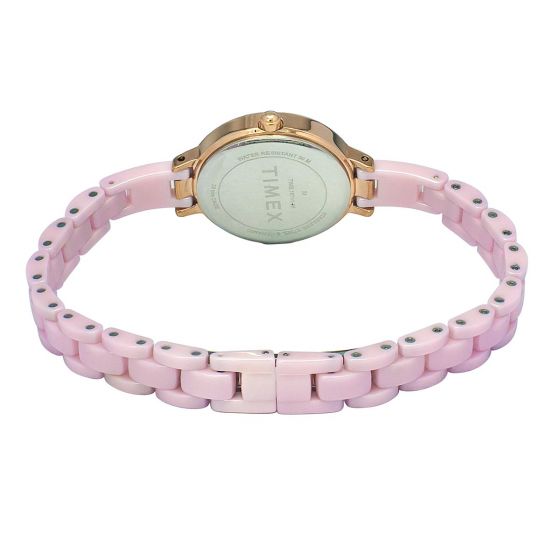 TIMEX ANALOG PINK DIAL WOMEN WATCH-TWEL15701