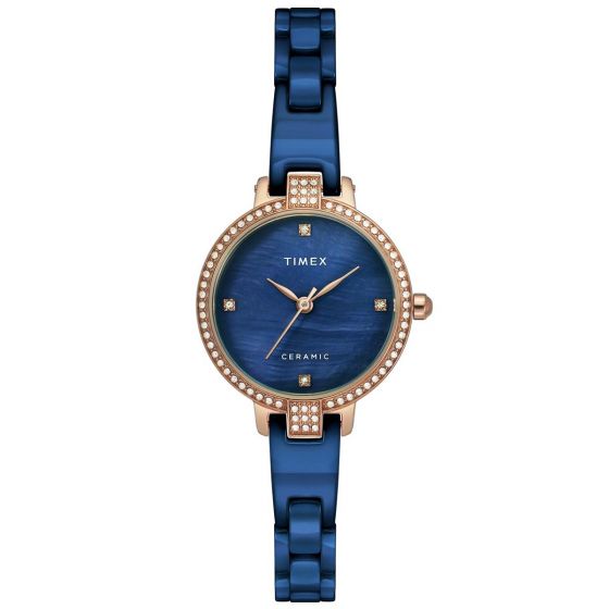 TIMEX ANALOG BLUE DIAL WOMEN WATCH-TWEL15702