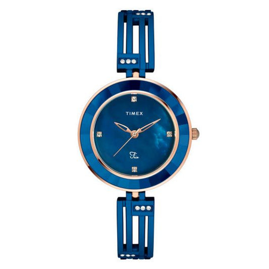 TIMEX ANALOG BLUE DIAL WOMEN WATCH-TWEL16203