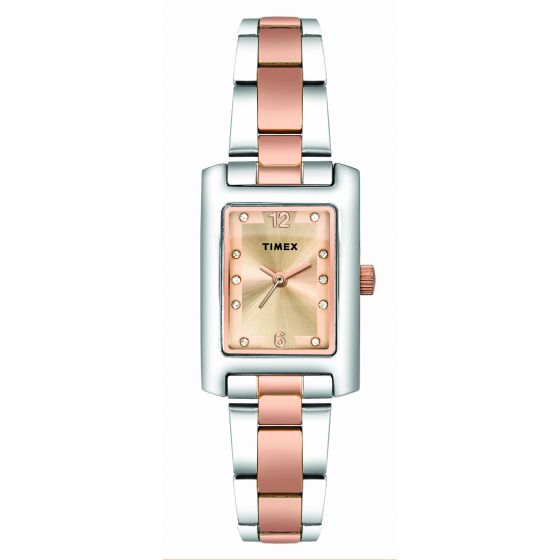 TIMEX ANALOG ROSE GOLD DIAL WOMEN'S WATCH-TWTL10604