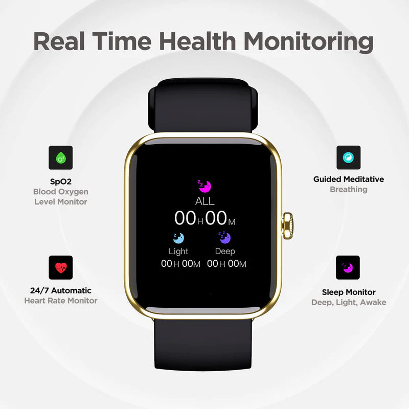 boAt Xtend Smartwatch (Charcoal Black) - Delta Store